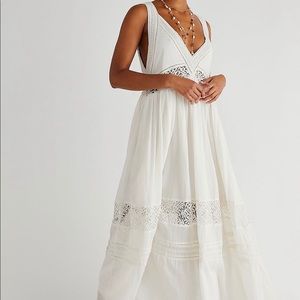 free people carla lace maxi dress